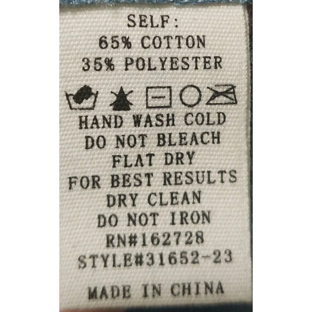 NWT Voy Blue Sleeveless Ruffle Top With Tie Back~Fringe Tip Sleeve~Size LARGE - Picture 8 of 8